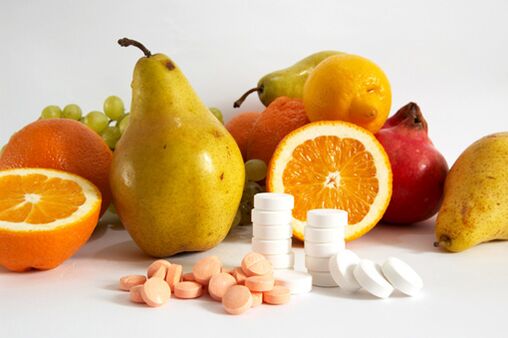 Healthy fruit and vitamin complex for male power