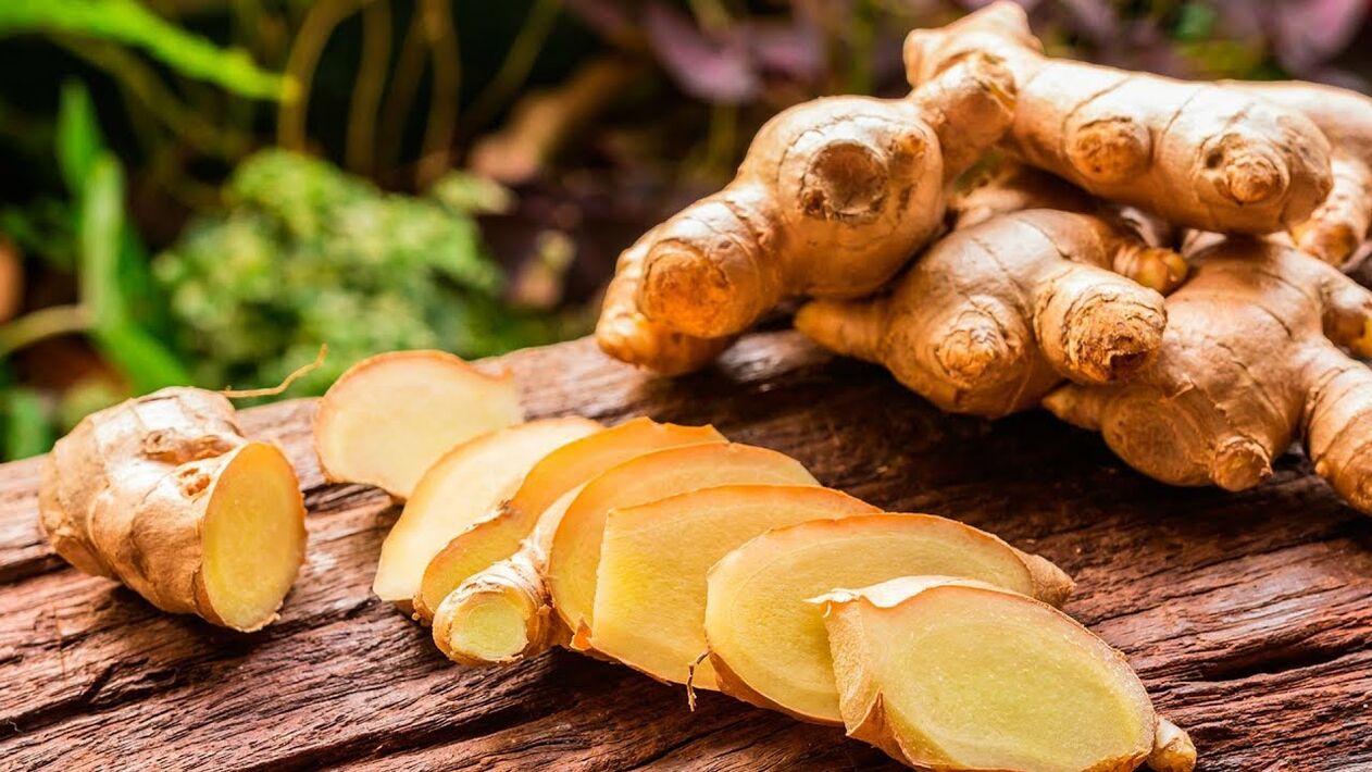 Ginger root for potency